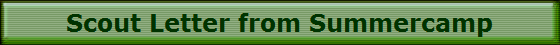 Scout Letter from Summercamp